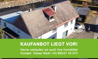 KAUFANBOT LIEGT VOR: Sanierungsbedürftiges Mehrfamilienhaus mit 4 Wohneinheiten an der Pöls in +++ Aichdorf +++