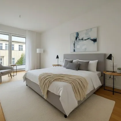 Kurz vor Fertigstellung - PROVISIONSFREI - 3 Zimmer - 2 Bäder - ca. 97m² gew. NFL - Balkon - Terrassen und Dachgarten - hochwertige Ausstattung - Neubauprojekt - Bild 3
