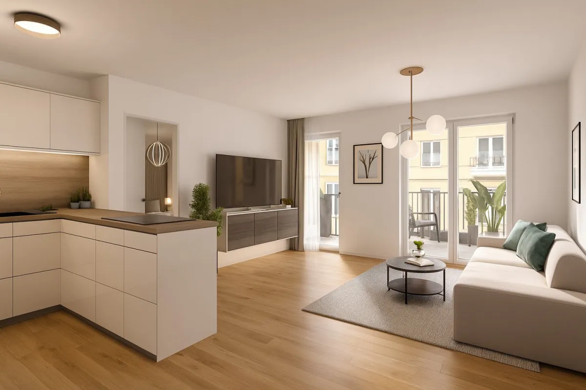 Kurz vor Fertigstellung - PROVISIONSFREI - 3 Zimmer - 2 Bäder - ca. 79m² gew. NFL - Balkon - hochwertige Ausstattung - Neubauprojekt - Bild 1