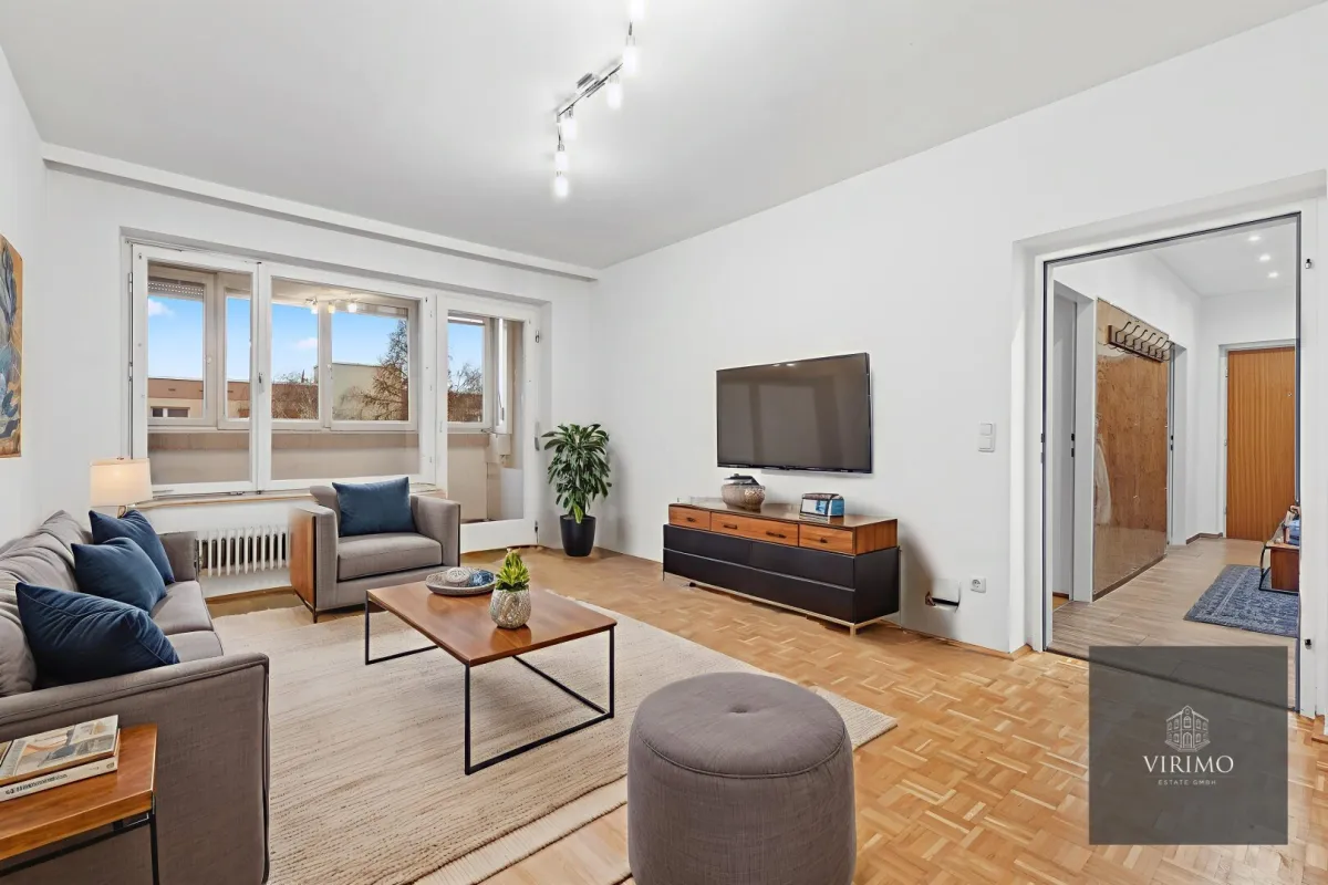 Moderne 4-Zimmer-Wohnung mit verglaster Loggia in ruhiger Lage von Linz-Bindermichl - Bild 1
