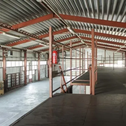 Firmenstandort in Fischamend: Warmhalle für Produktion und Lagerung/Werkstatt/Büro mit freiem Grundstück - Bild 2