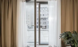 JONN-Y möbliertes Apartment mit Terrasse / Pauschalmiete inkl. Gym, Sauna, Dachterrasse, Community Area, Internet etc.! 7 Min. zum Stephansplatz!