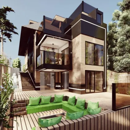 Villa beim Lainzer Tiergarten nach Kundenwunsch geplant - Grundstück mit Baugenehmigung - Lift im Haus möglich - Bild 2