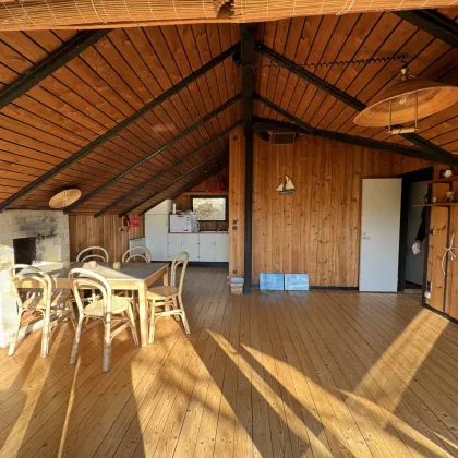 Grundstück in erster Reihe mit Seeblick und kleinem Wochenendhaus - Bild 2