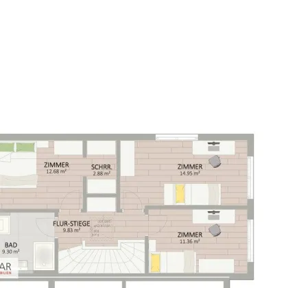 Modernes Reihenhaus in 1220 Wien: Erstbezug mit Garten und Terrasse für 769.900 €! - Bild 3