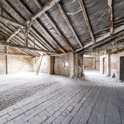 Entwicklungspotenzial -  Rohdachboden für bewilligten DG-Ausbau in ansprechendem Gründerzeithaus! - Bild 3