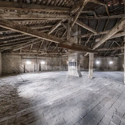 Entwicklungspotenzial -  Rohdachboden für bewilligten DG-Ausbau in ansprechendem Gründerzeithaus! - Bild 2