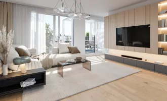Die Symbiose: geräumige Familienwohnung mit südseitigem Balkon