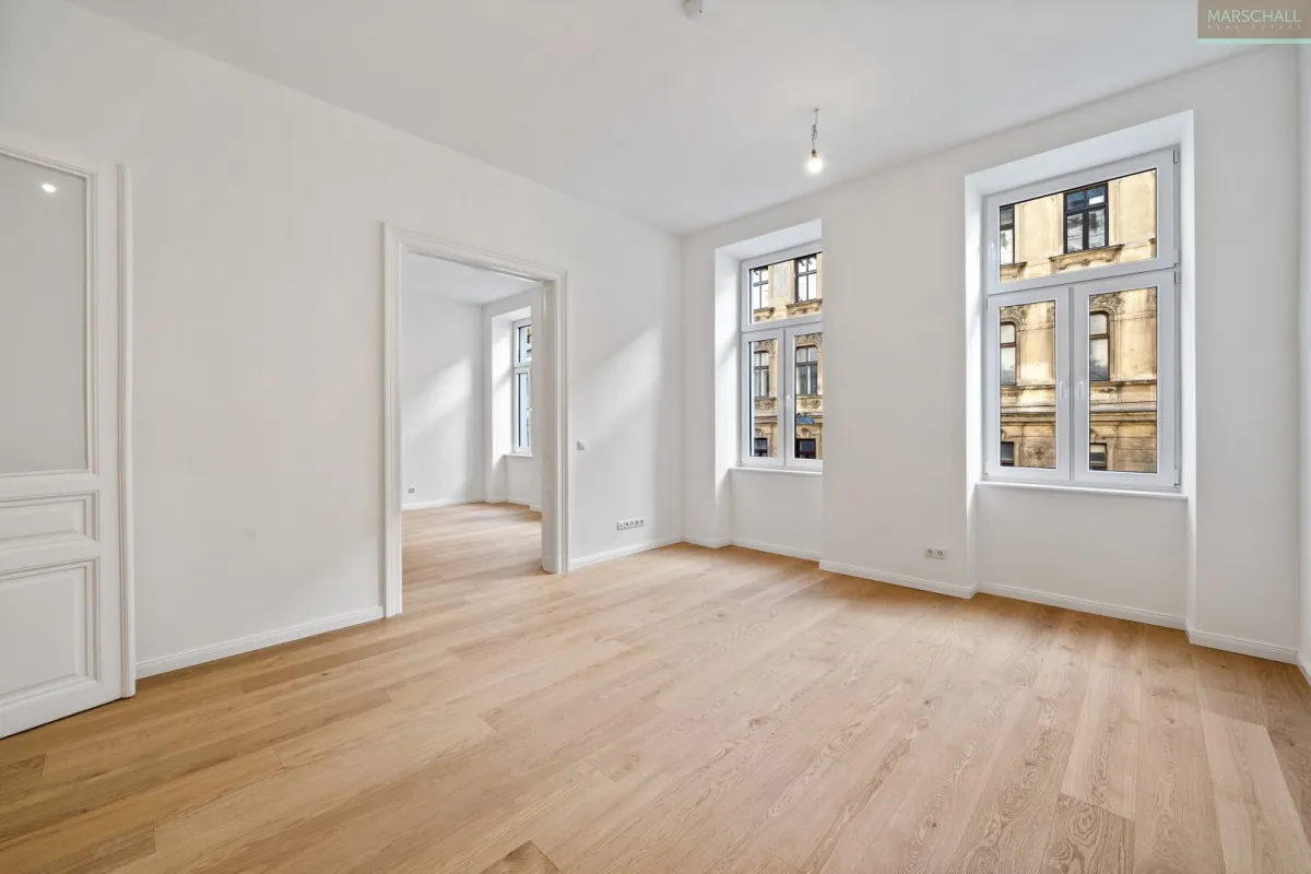 Gemütliche, sanierte 2-Zimmer-Altbauwohnung in Top-Lage nahe U-Bahn - Bild 1