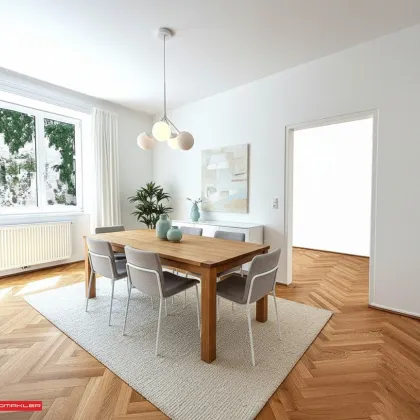 NÄHE GRAF STARHEMBERGGASSE - ERSTBEZUG  NACH NEUER GENERALRENOVIERUNG   - SÜD- GRÜNRUHELAGE - 3 ZIMMER + WOHNKÜCHE - Bild 3