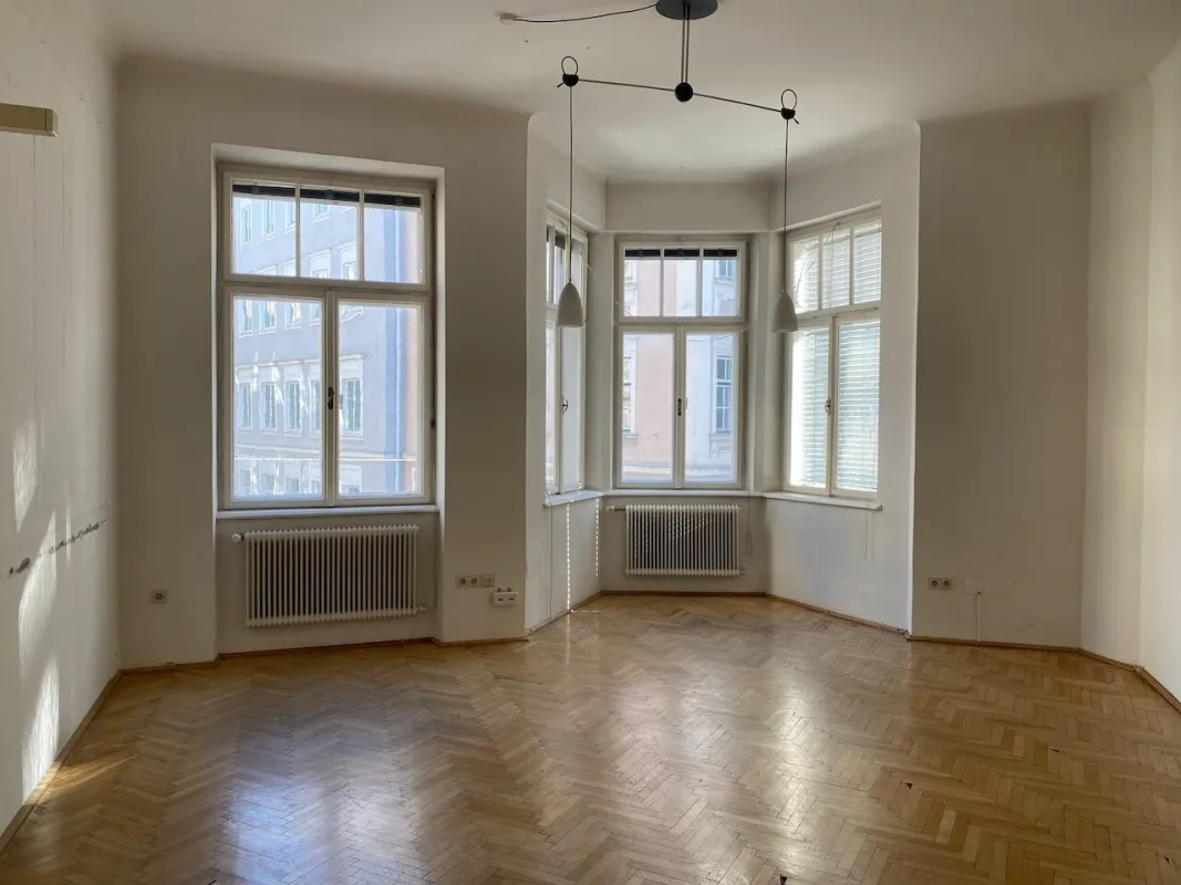 AN DER STAATSBRÜCKE: Charmante 5-Zimmer-Altbau-Büro-Etage (Büro-Widmung) - Bild 1