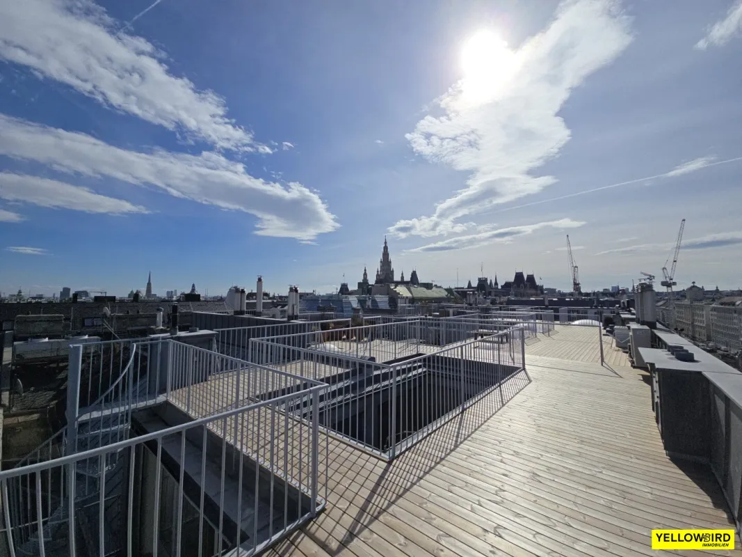 Top-Bürofläche - 215m² in zentraler Lage des ersten Bezirks - mit 360° Terrassenfläche - unbefristet! - Bild 1