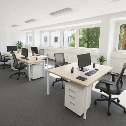 110m² Büro in U-Bahnnähe | 5. Liftstock & Klima | Dauerparker & Kundenparkplätze - Bild 2