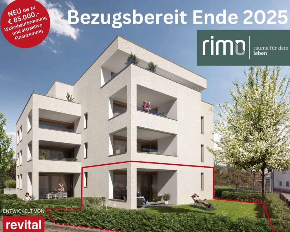 Wohnanlage "RS3" - Tolle 3-Zimmer-Gartenwohnung - Top 2 - PROVISIONSFREI! - Bild 1