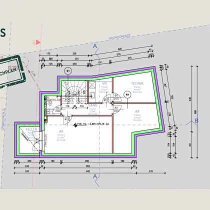 Baugrund mit Einreichplan für Einfamilienhaus in begehrter Lage von Klosterneuburg! - Bild 3