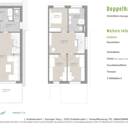 Anspruchsvoll wohnen in Großebersdorf - 4 Zimmer, Garten, Terrasse - Bild 2