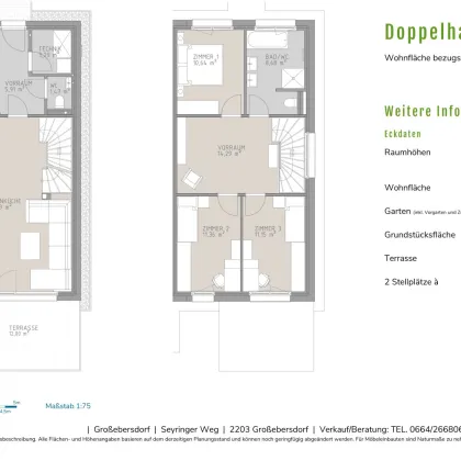 Elegante Wohnküche, 3 Zimmer im OG, großes Bad, 2 PWK Stellplätze - Bild 2
