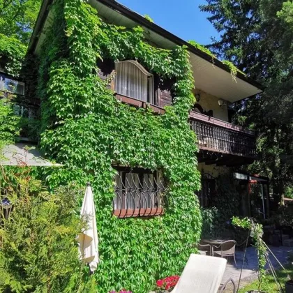 Märchenhafte Kleinvilla im Dornröschenschlaf auf bezauberndem Parkgartengrundstück - Bild 2