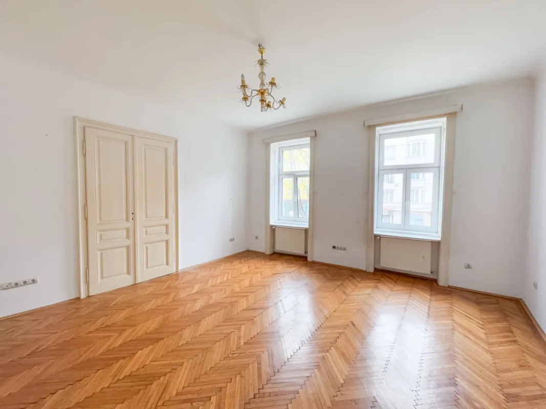 97,72 m2 große, 3 Zimmer Altbauwohnung auf der Wiedner Hauptstraße! - Bild 1