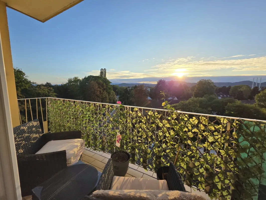Modernisierte Wohnung mit West-Balkon und Aussicht! - Bild 1