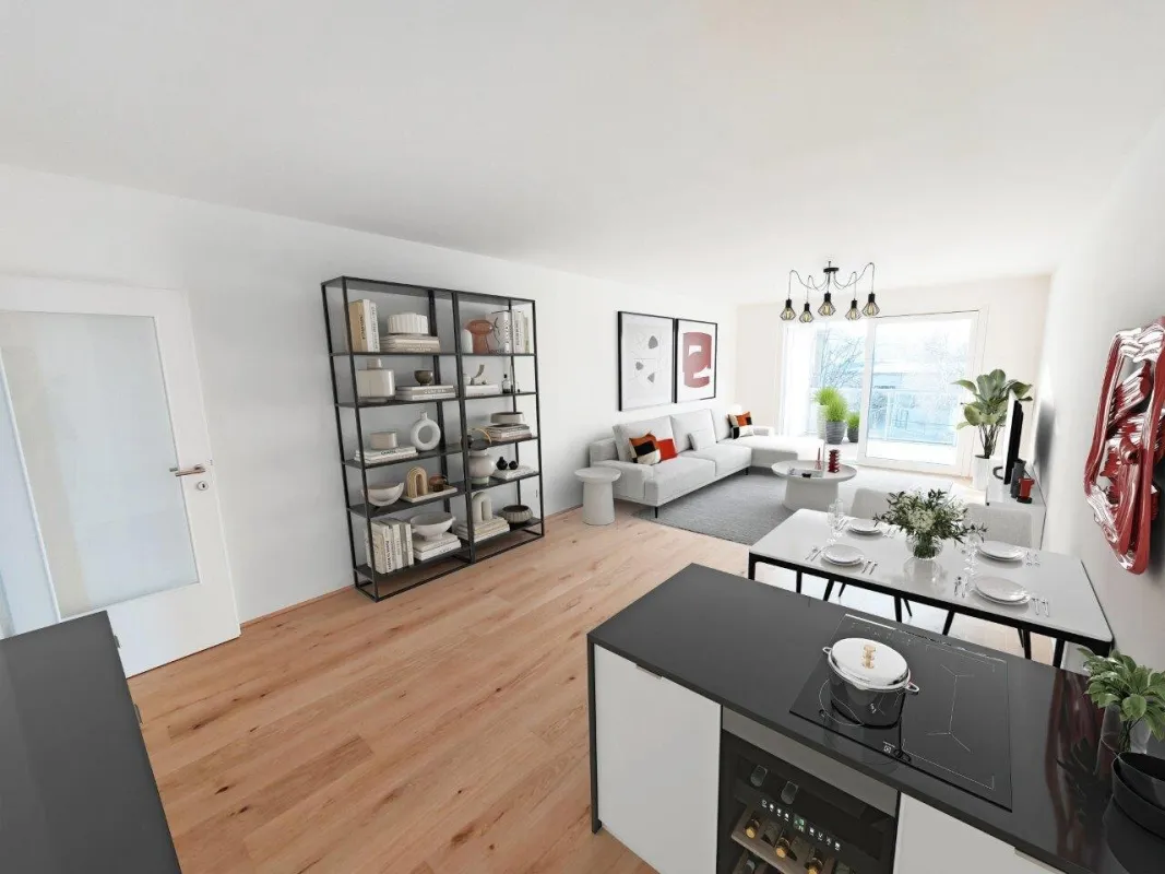 ERSTBEZUG: 3-ZIMMER-WOHNUNG MIT 2 BÄDERN EN SUITE UND WESTBALKON - Bild 1