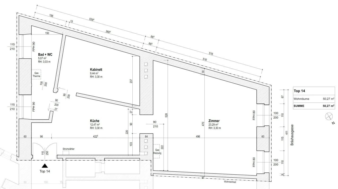 Sanierungsbedürftige Wohnung - Margaretenstraße - Bild 1