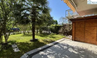 „Ruhe-Suchende“ aufgepasst – Gartenwohnung mit Tiefgaragenplatz