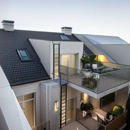 Sanierte Altbauwohnung + Erstbezug DG Ausbau mit Grünblick/Ruhelage Terrasse, nähe Hütteldorf - Bild 2