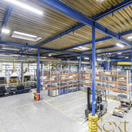Vielseitige Lager- und Produktionshalle mit Büro in Top-Lage von Marchtrenk zu vermieten! 2.500 KVA vorhanden! - Bild 2