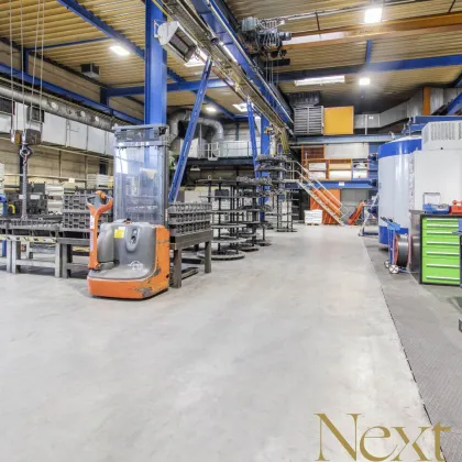 Vielseitige Lager- und Produktionshalle mit Büro in Top-Lage von Marchtrenk zu vermieten! 2.500 KVA vorhanden! - Bild 3
