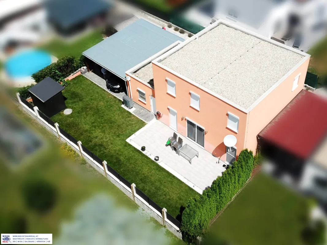 Traumhaftes Einfamilienhaus mit Garten, Terrasse, Garage und Carport  Nähe Wien - Bild 1