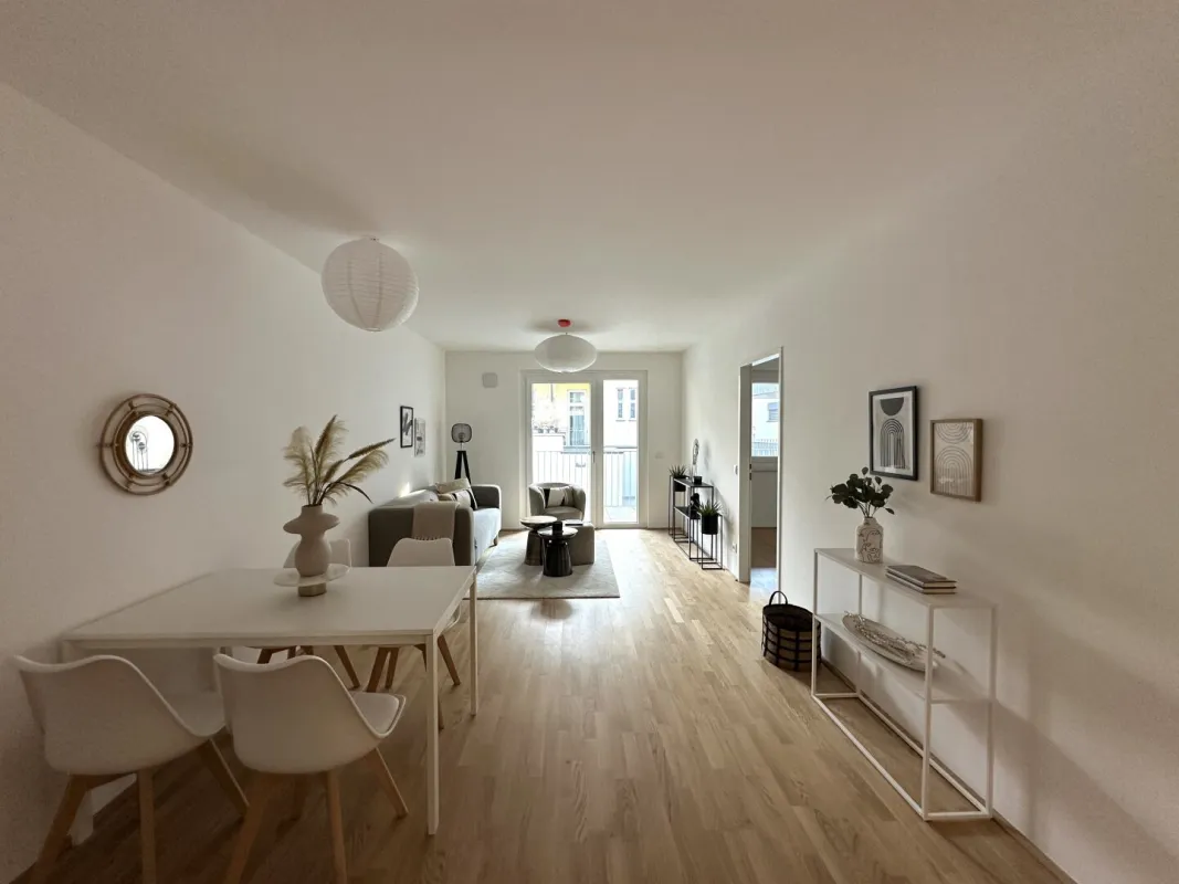 JETZT INVESTIEREN! Südseitige 3-Zimmer Wohnung in ruhiger Lage inkl. Küche! Erstbezug & Provisionsfrei - Bild 1