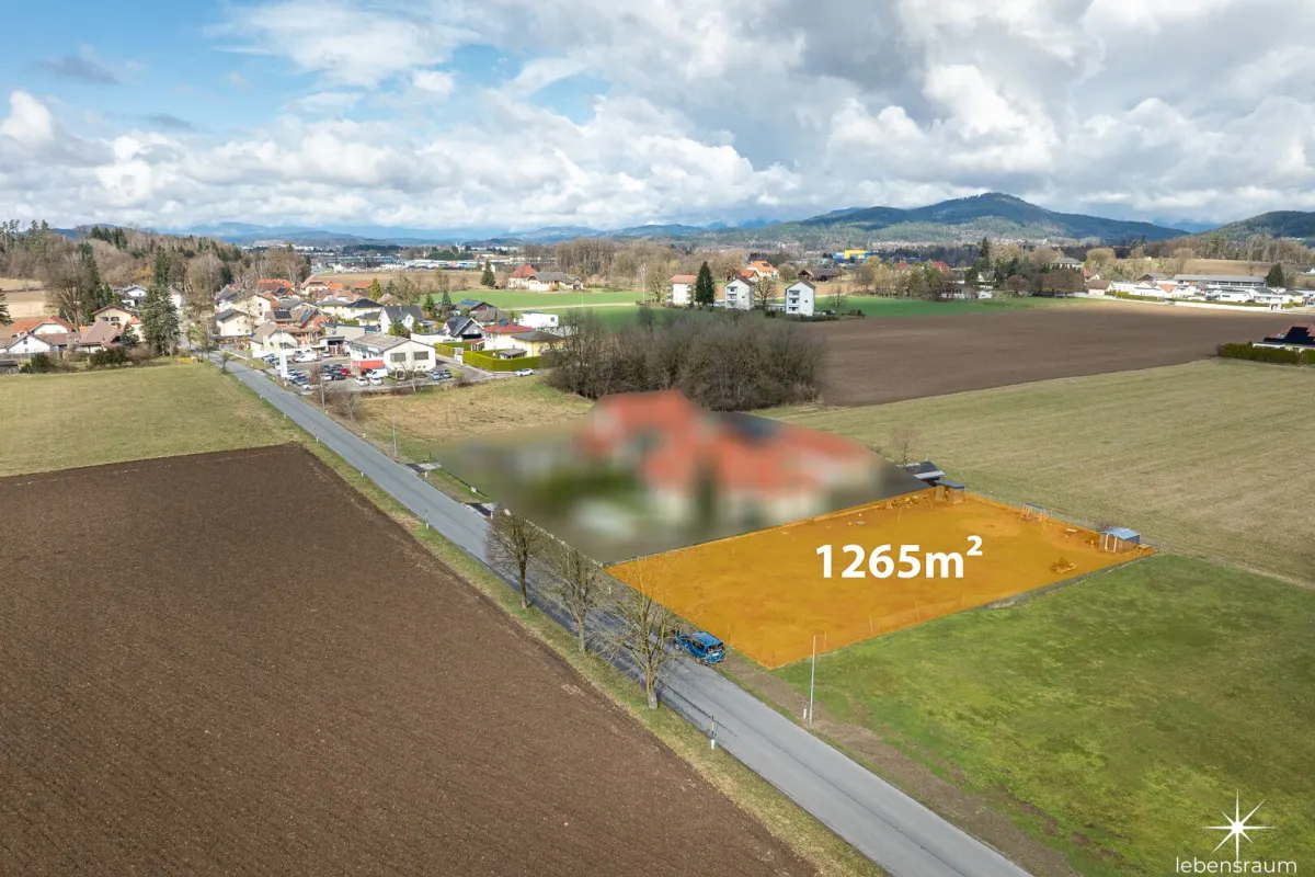 Traumhaftes Grundstück am Stadtrand von Klagenfurt – Ihre Chance für ein neues Zuhause oder ein attraktives Investment. - Bild 1