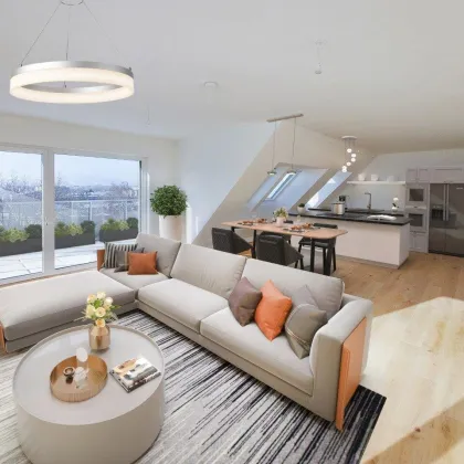 EXKLUSIVE PENTHOUSE-WOHNUNG MIT ZWEI TERRASSEN, HOCHWERTIGER AUSSTATTUNG UND VIEL RAUM ZUM WOHLFÜHLEN - Bild 3