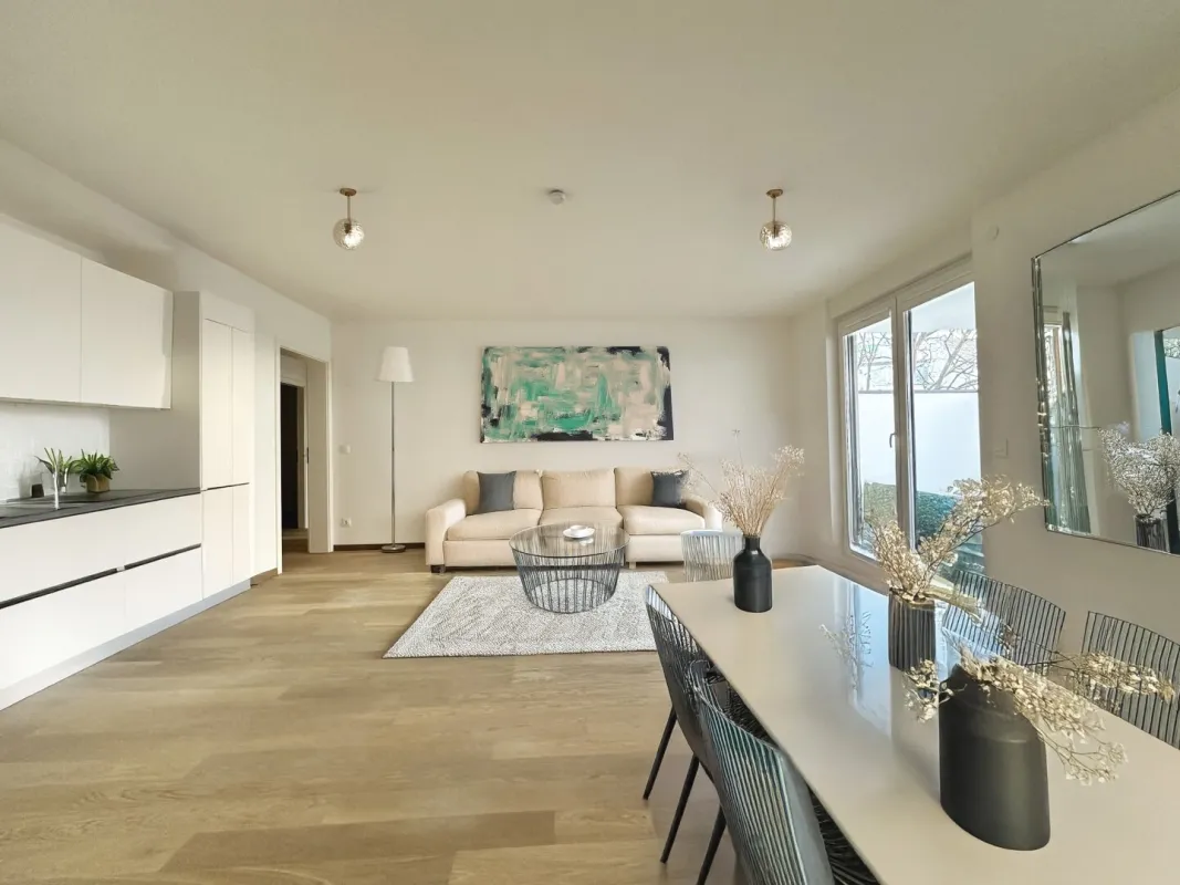 Airbnb Möglichkeit - Neubau - Gartenwohnung am Kutschkermarkt – Garagenstellplatz optional - Bild 1