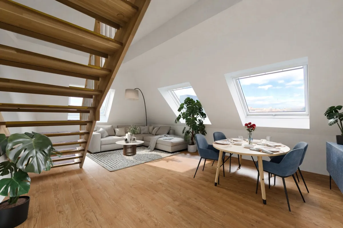 Traumhafte 3-Zimmer Dachgeschosswohnung mit großzügiger Dachterrasse - inkl. Möglichkeit zur freien Gestaltung! - Bild 1
