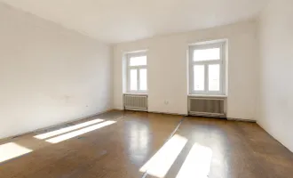 Sanierungsbedürftige Altbauwohnung | Südwestseitig ausgerichtet | Nähe Matzleinsdorfer Platz (S-Bahn-Station und künftig U2-Station)