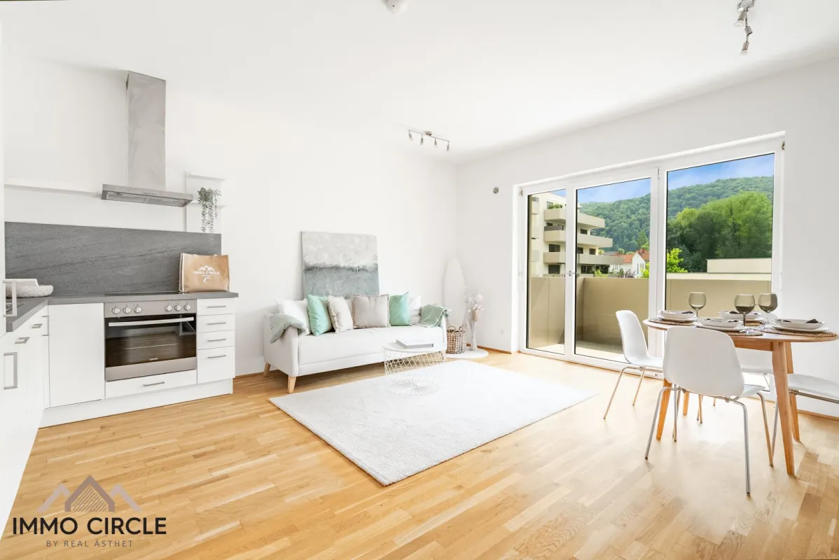 Moderne Singlewohnung mit Balkon in Graz-Gösting – auch als Investment interessant - Bild 1