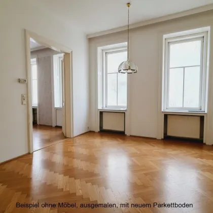 Unsanierte Wohnung in einem wunderschön sanierten Stilaltbau - Gaußplatz/Augarten - Bild 3