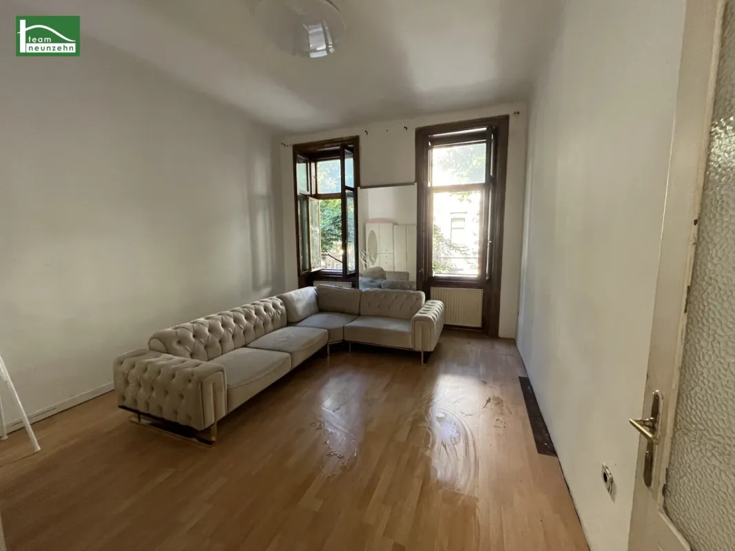 LEERSTEHEND UND RENOVIERUNGSBEDÜRFTIGE WOHNUNG IN GEPFLEGTEM ALTBAU! LIFTBENÜTZUNG INKLUSIVE! - Bild 1
