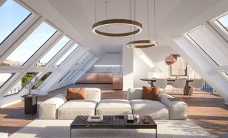 PRUNKSTÜCK: Moderne Dachgeschoßwohnung mit Liebe zum Detail