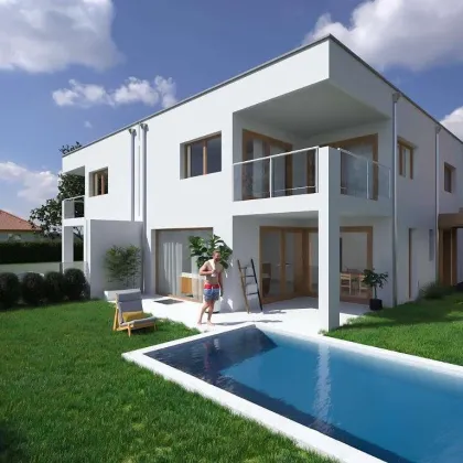 Traumhafte Doppelhaushälfte in Lerchenau: Erstbezug mit Garten, Balkon & Terrasse! PROVISIONSFREI, direkt vom Bauträger! - Bild 2