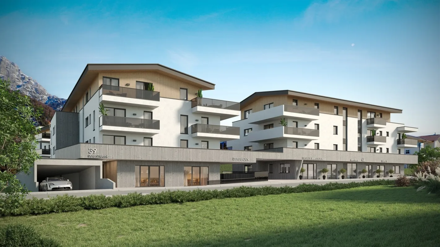Projekt Dorfkristall: Moderne 2-Zimmer Wohnungen in zentraler Lage - Bild 1