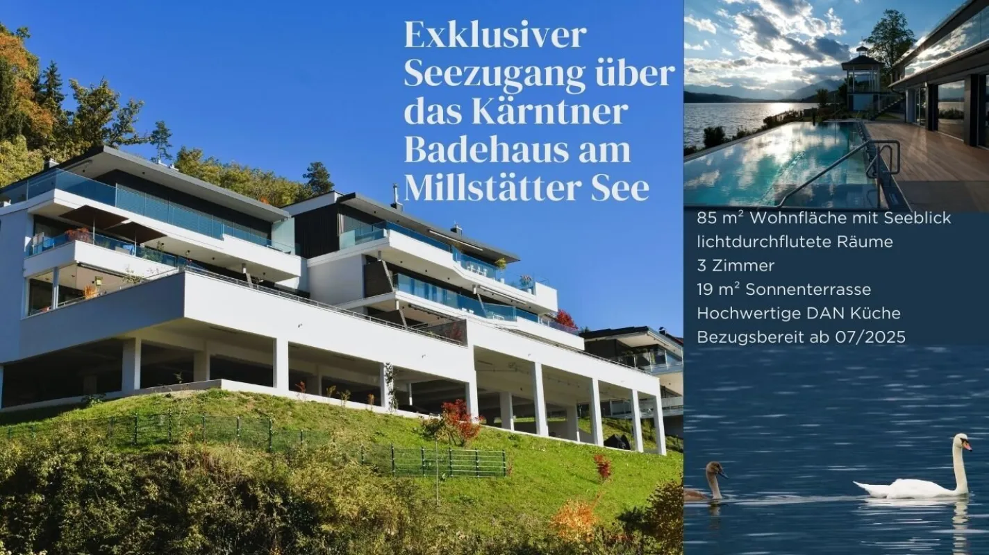 Exklusive Eigentumswohnung am Millstätter See / Kärnten - Bild 1