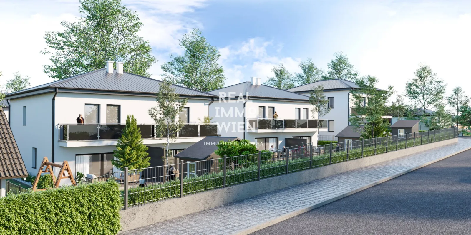 #DOPPELHAUSHÄLFTE BEI WIENER NEUSTADT LAND!! ERSTBEZUG!! TRAUMHAUS WARTET AUF SIE!! 360°- 3D Besichtigung!!!# - Bild 1