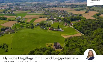 Exklusives Investment: Großflächiges Bauland mit unverbaubarem Panorama