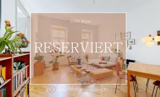 Bezaubernde Altbau-Wohnung nahe Donaukanal | 2 Zimmer - 81m² | saniert | hoher Wohnkomfort