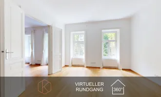 Hinreißende Altbau-Wohnung nahe Donaukanal | 2 Zimmer - 66m² | saniert