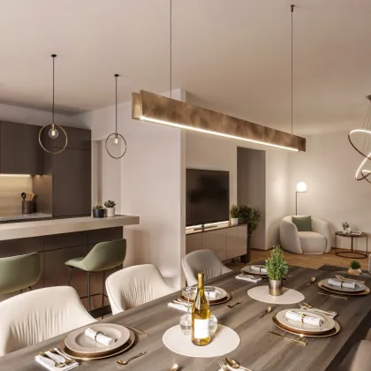 Moderne 3-Zimmer-Wohnung mit großzügigem Wohnbereich und optimalem Grundriss - Bild 2