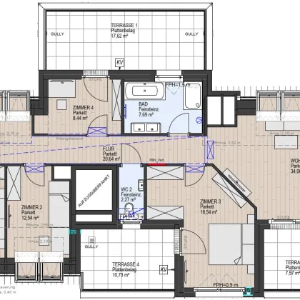 Wunderschöne 4-Zimmer DG-Wohnung mit tollem Ausblick - Top 1.70 - Bild 3
